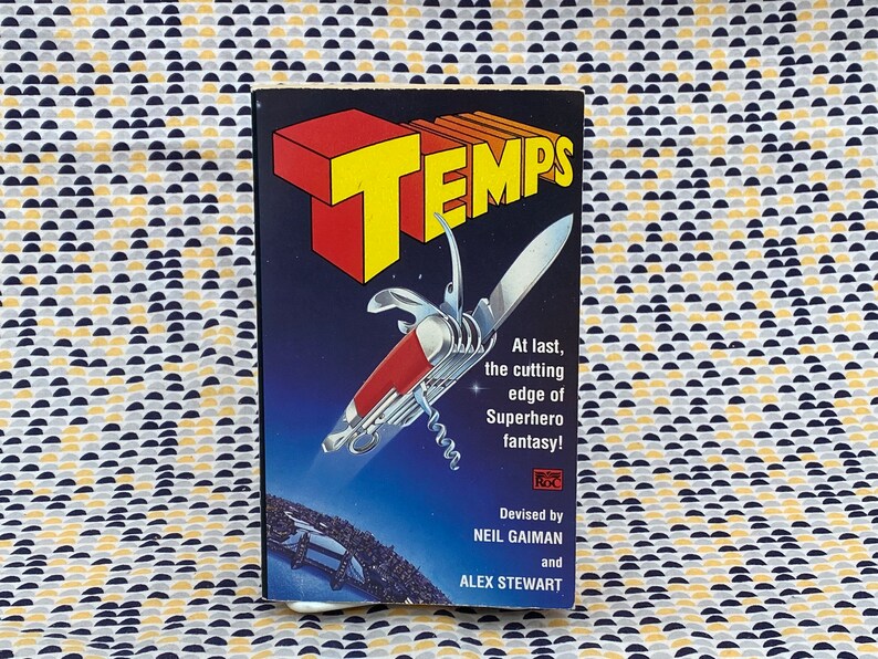 Temps Neil Gaiman abd Alex Stewart vintage Livre de poche 1991 ROC Edition image 1