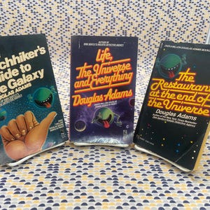 The Universe of Douglas Adams - 3 book set  - Douglas Adams  - Vintage Paperback Books