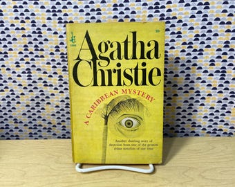 A Caribbean Mystery - Agatha Christie - Miss Marple  - Vintage Paperback Book - 50 cent Pocket Edition