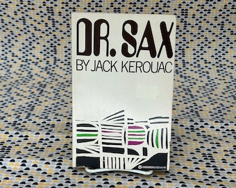 Sax - Jack Kerouac - Brochura vintage - Evergreen Black Cat Books