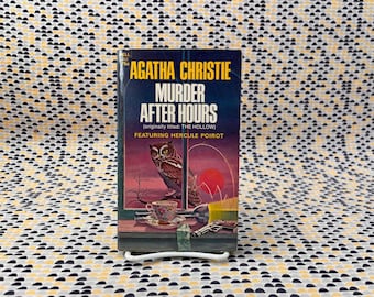 Murder After Hours - Hercule Poirot - Agatha Christie - Vintage Paperback Book - 75 cent Dell Edition