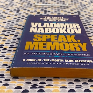 Vladimir Nabokov - Speak, Memory - An Autobiography Revisited - Vintage Hardcover - Putnam BOMC Edition