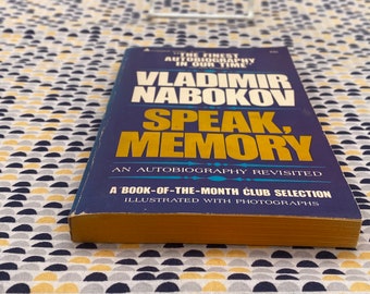 Vladimir Nabokov - Speak, Memory - An Autobiography Revisited - Vintage Hardcover - Putnam BOMC Edition