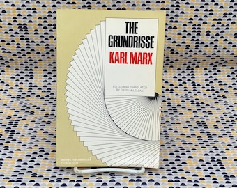 Die Grundrisse - Karl Marx - Vintage Taschenbuch - Harper & Row Edition