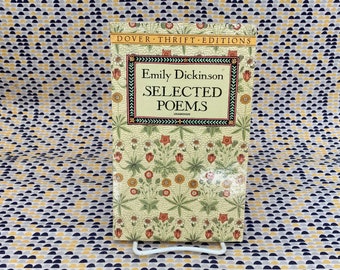 Emily Dickinson - Selected Poems - Vintage Paperback Book - Dover Thrift Edition