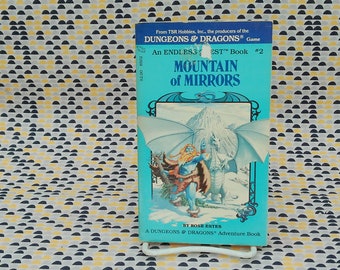 Montagne de miroirs - Rose Estes - Endless Quest #2- TSR - Dungeons & Dragons - livre de poche vintage