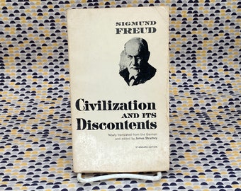 Civilizations and its Discontents  - Sigmund Freud - Vintage Paperback Book - Norton College Edition