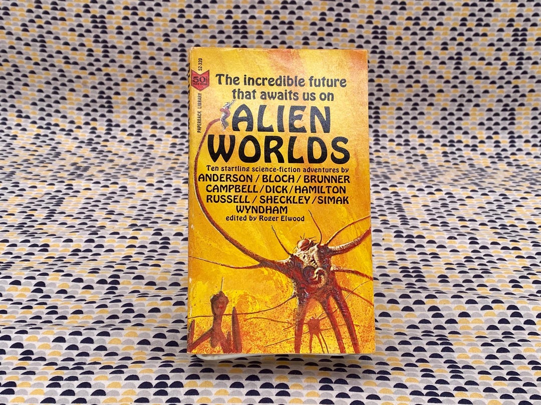 Paperback Library Editions Alien Worlds - Roger Elwood, Editor - Philip K Duck - Vintage Paperback ...