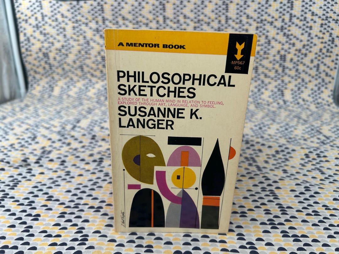 Philosophical Sketches - Susanne K. Langer - Vintage Paperback