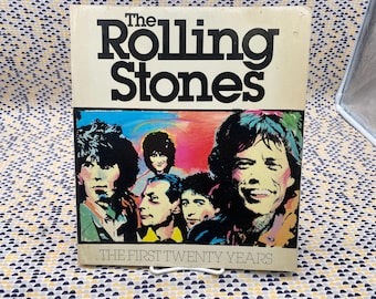 The Rolling Stones - The First Twenty Years - David Dalton - Vintage Paperback Book - 1981 Knopf Edition