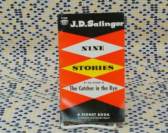 Nine Stories - J.D. Salinger - Vintage Paperback Book - 50 cent Signet Edition