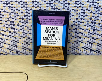Viktor E. Frankl - Man&#39;s Search For Meaning - Vintage Paperback Book - Washington Square Press