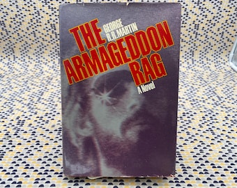 The Armageddon Rag - George R.R. Martin - Vintage Paperback Book - Poseidon Press - 1st Edition, 1st Printing
