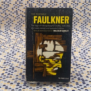 The Portable Faulkner  - William Faulkner  - Vintage Paperback Book