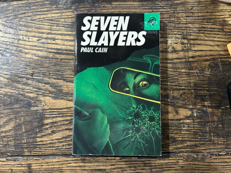 Seven Slayers - Paul Cain - Black Lizard Crime - Paperback image 1