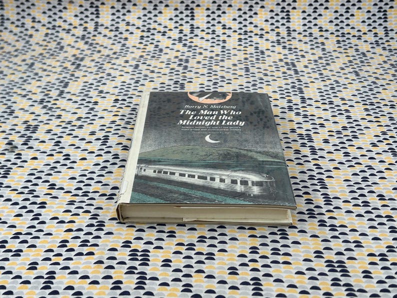 The Man Who Loved The Midnight Lady - Barry Malzberg - Doubleday -EX LIBRARY COPY image 4