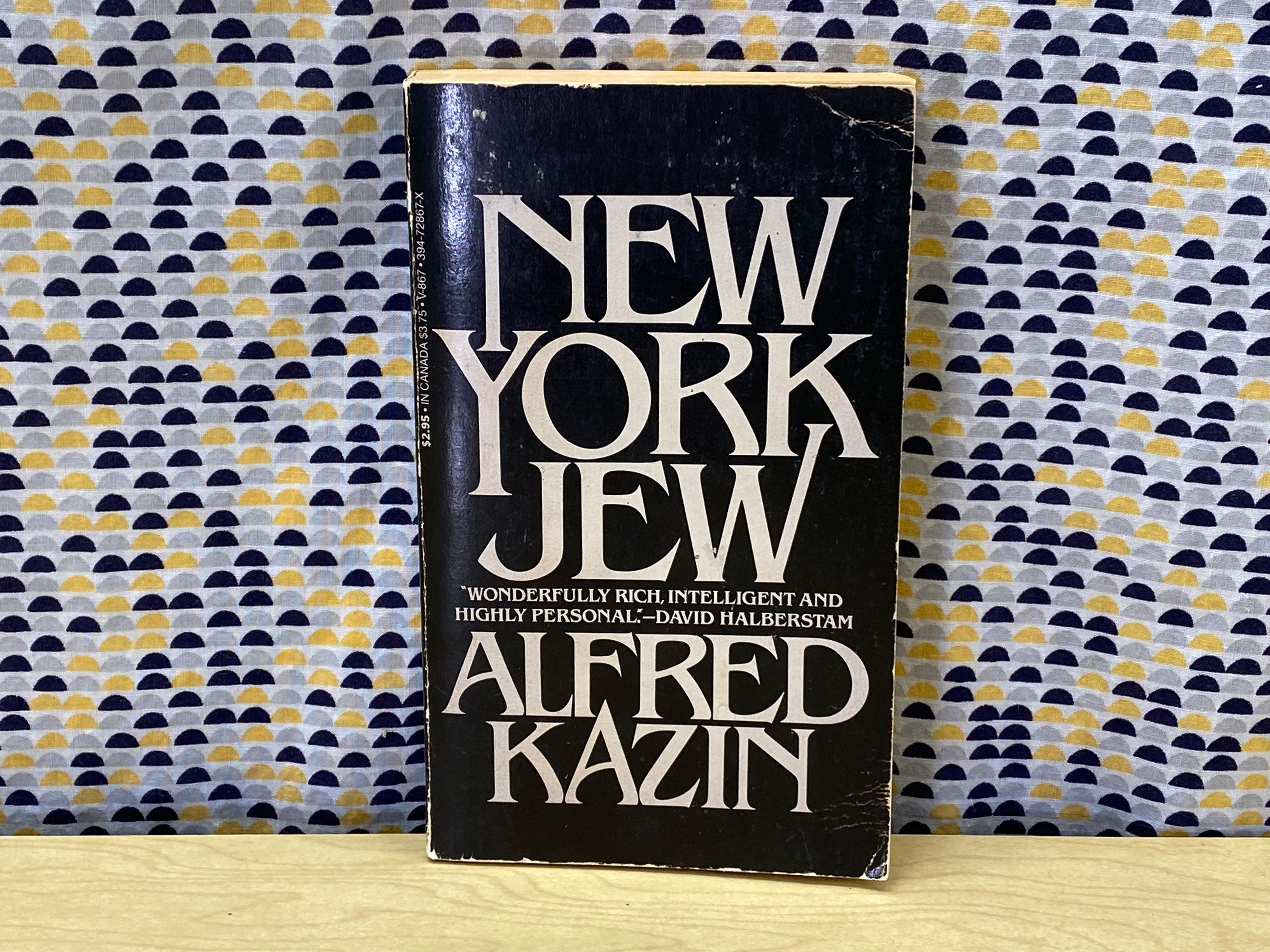 New York Jew - Alfred Kazin - Vintage Paperback Book - Etsy