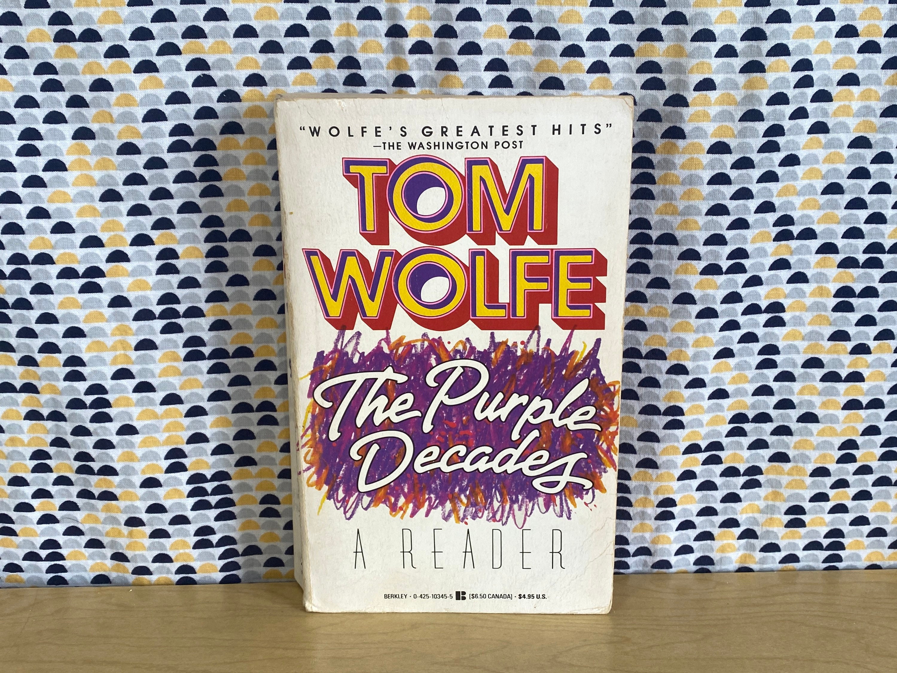 The Purple Decades  - Tom Wolfe - Vintage Paperback Book -  Berkley Edition