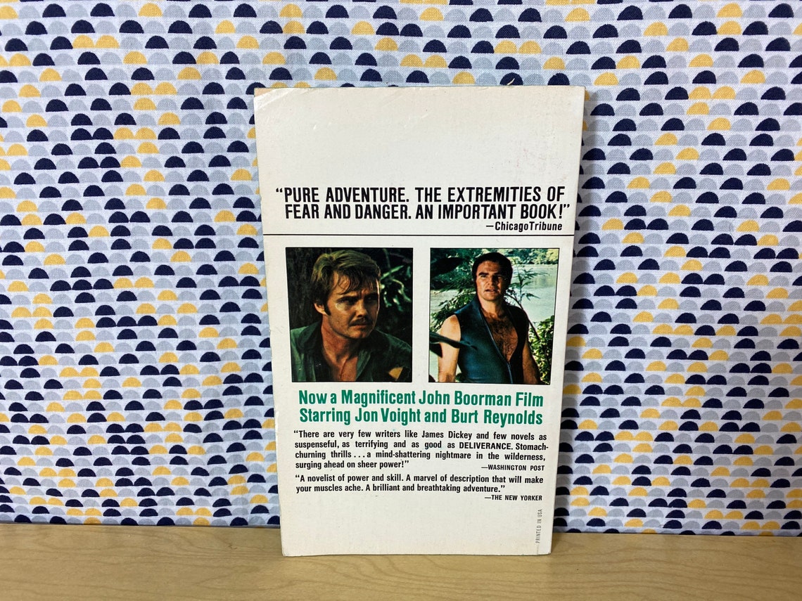 Deliverance James Dickey Vintage Paperback Book Dell Etsy