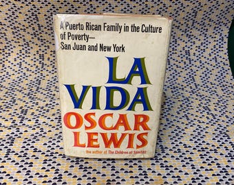 La Vida - Oscar Lewis  - Panther Modern Society - Hardcover- Random House 1st Edition