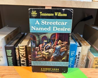 A Streetcar Named Desire - Tennessee Williams - Vintage Paperback Book- Signet Edition