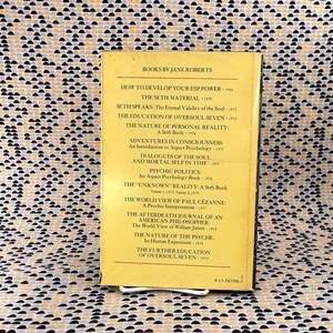 Die Weiterbildung von Oversoul Seven - Jane Roberts - Prentice Hall - Hardcover Bild 2