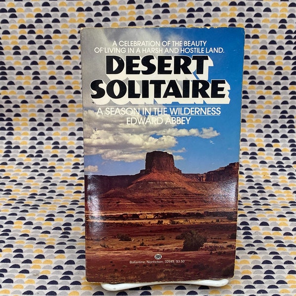 Desert Solitaire - A Season in the Wilderness - Edward Abbey - Vintage Paperback Book