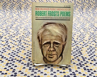 Robert Frost&#39;s Poems - Vintage Paperback Book - Washington Square Edition