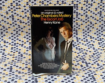 The Escort Job - Henry Kane - Peter Chambers Mystery - Smut - Pulp Sleaze - Paperback Book - 1972 Lancer Books