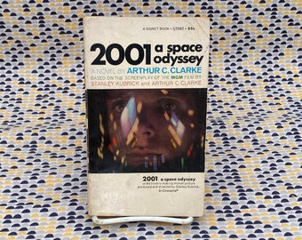 2001 una odisea en el espacio - Arthur C. Clarke - Libro de bolsillo vintage - Edición de libros Signet