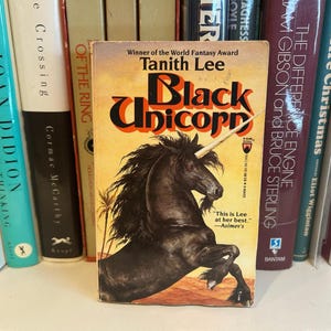 Black Unicorn - Tanith Lee - TOR Fantasy Paperback image 1