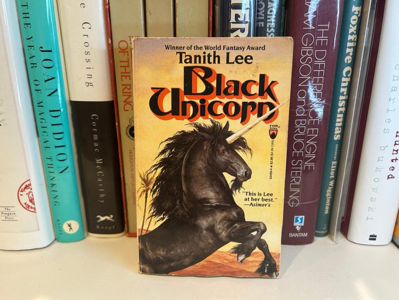 Black Unicorn - Tanith Lee - TOR Fantasy Paperback image 1
