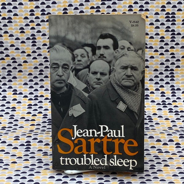 Troubled Sleep - Jean-Paul Sartre - livre de poche vintage - 95 cents Bantam Classic Edition