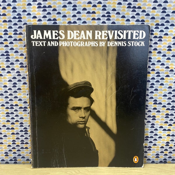 James Dean Revisited - Text and Photographs by Dennis Stock - Vintage Paperback Book - Penguin Edition