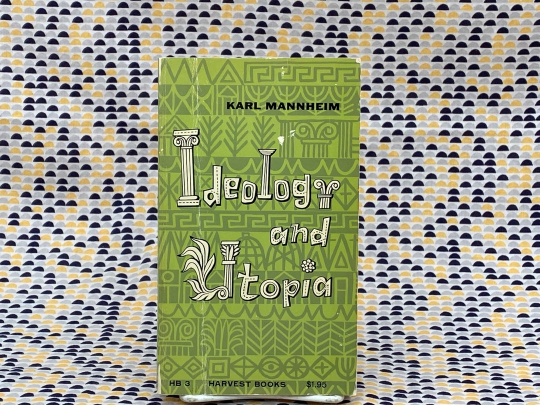 Ideology and Utopia - Karl Mannheim - Vintage Paperback Book