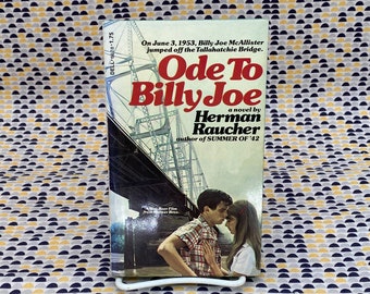 Oda a Billy Joe - Herman Raucher - Novelización de películas - Libro de bolsillo vintage - Edición Dell