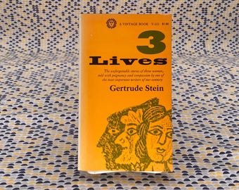 3 Lives  - Gertrude Stein - Vintage Paperback Book