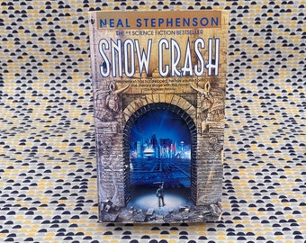 Snow Crash - Neal Stephenson  - Vintage Paperback - Bantam Books