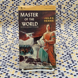 Master Of The World - Jules Verne - Vintage Paperback Book - Airmont Edition