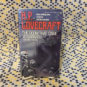 H.P. Lovecraft - El destino de Sarnath - Libro de bolsillo vintage - Edición de terror de Ballantine