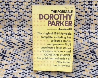 The Portable Dorothy Parker - Vintage Paperback Book - Viking Press Edition