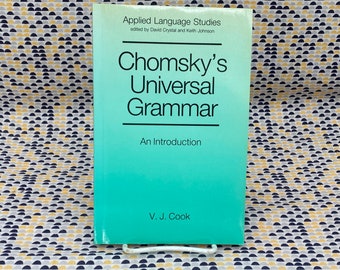 Chomskys universelle Grammatik: Eine Einführung - V.J. Koch - Vintage Taschenbuch - Basil Blackwell Edition