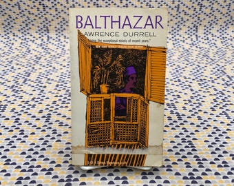 Balthazar - Lawrence Durrell - El Cuarteto de Alejandría - Libro de bolsillo antiguo - Edición Dutton