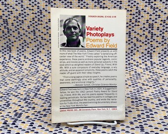 Variety Photoplays - Edward Field - Vintage Paperback Book