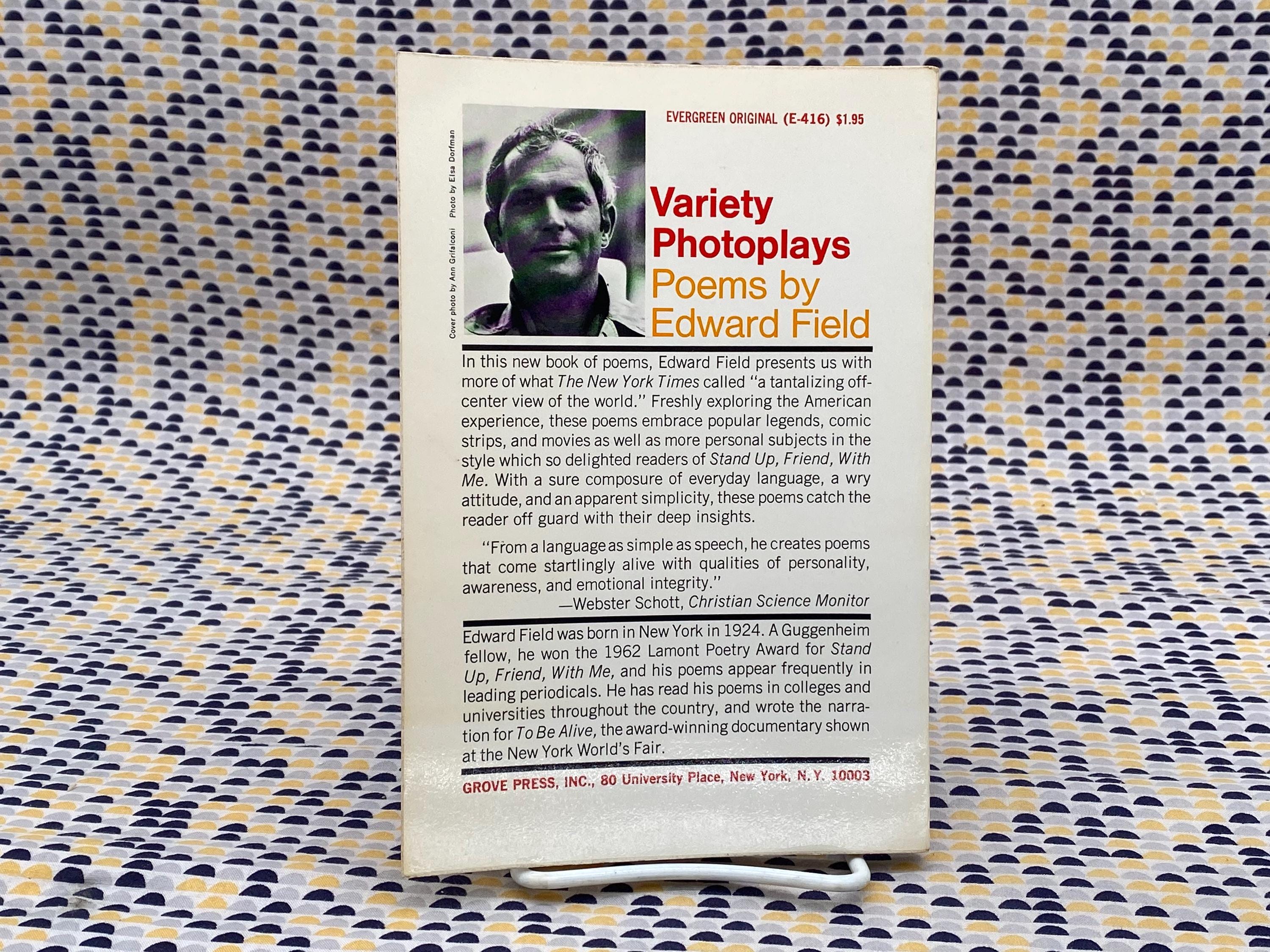 Variety Photoplays - Edward Field - Vintage Paperback Book