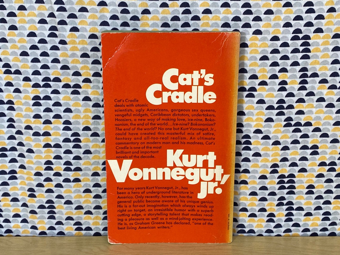 Cat's Cradle Kurt Vonnegut Jr. Vintage Paperback Etsy