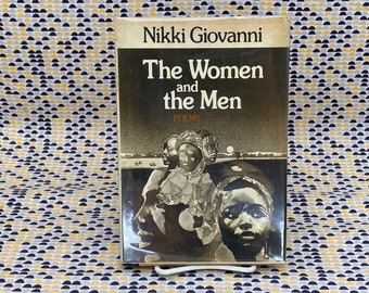 Die Frauen und die Männer: Gedichte – Nikki Giovanni – Vintage Hardcover-Buch – William & Morrow – 1. Auflage, 1. Druck