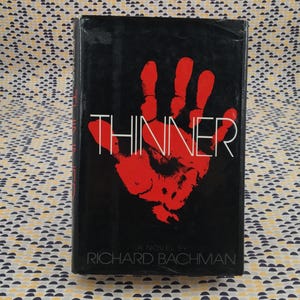 Thinner - Richard Bachman - NAL Books - Hardcover - 1st Edition, 2nd Printing