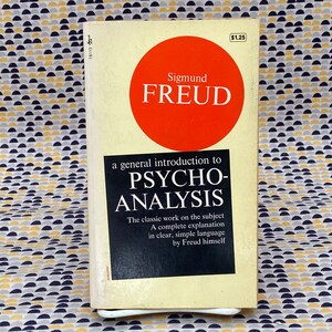 A General Introduction to Psychoanalysis - Sigmund Freud - Vintage Paperback Book