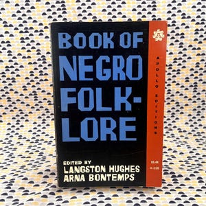 Libro de folclore negro - Editado por Langston Hughes y Arna Bontemps - Apollo Editions - Tapa blanda imagen 1